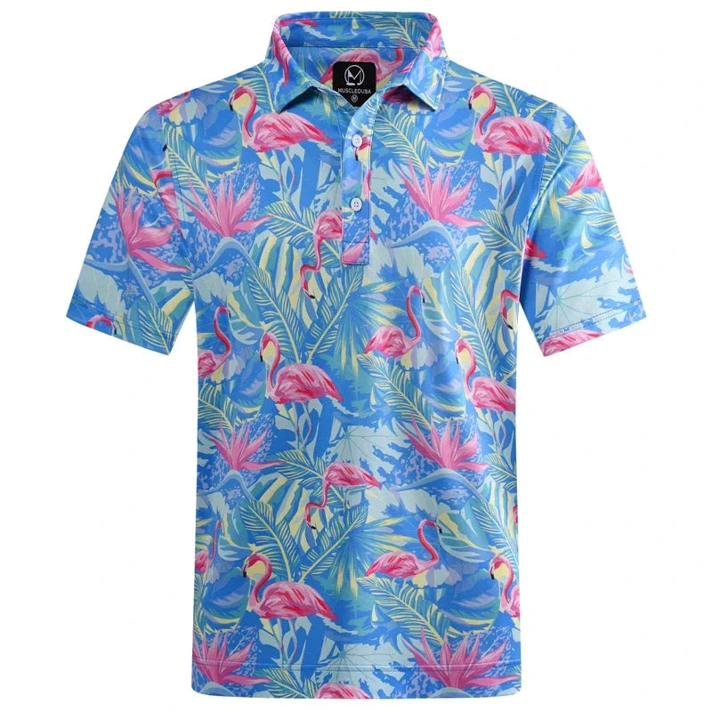 Hawaiian Patterned Polos