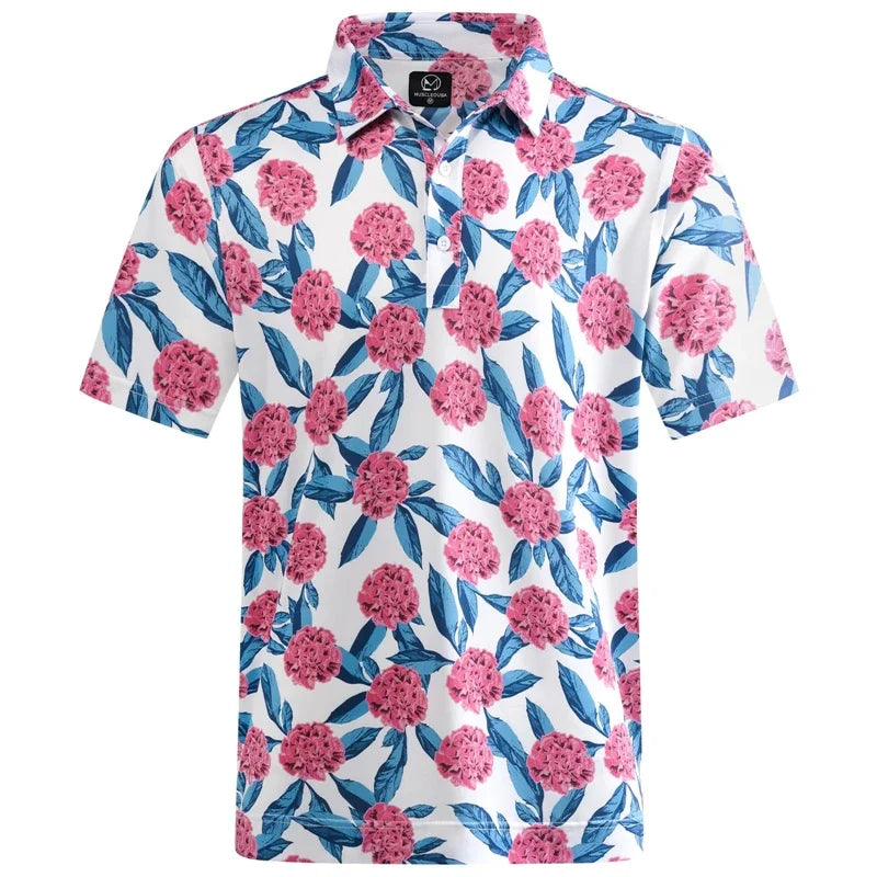 Hawaiian Patterned Polos