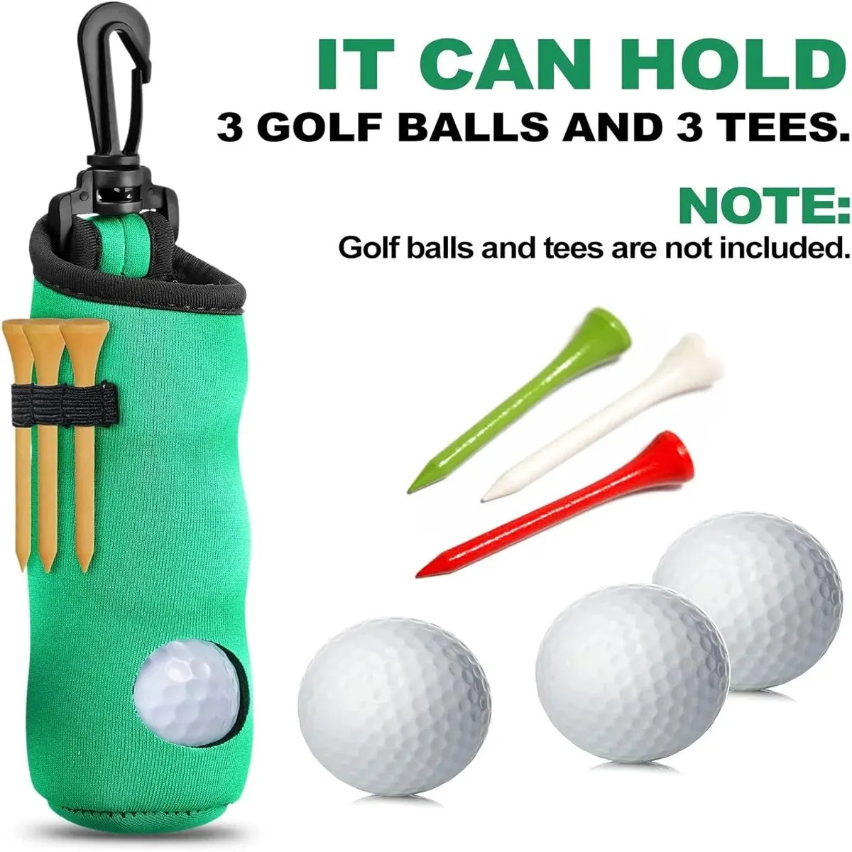 Bogeyless Ball and Tee Bag