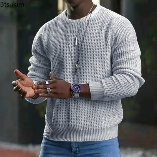 Men's Waffle Pullover