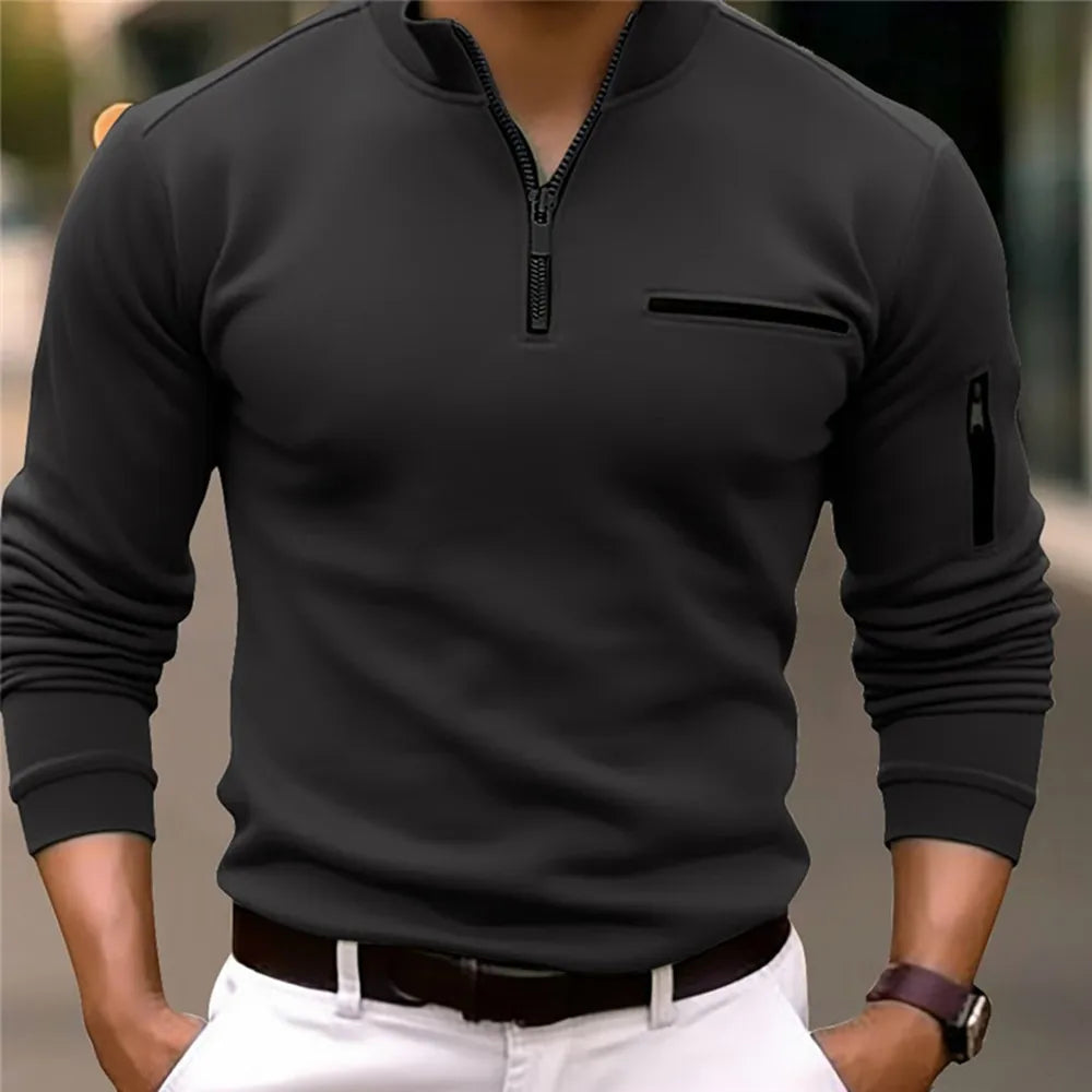 Men's Athletic Quarter-zip Pullover