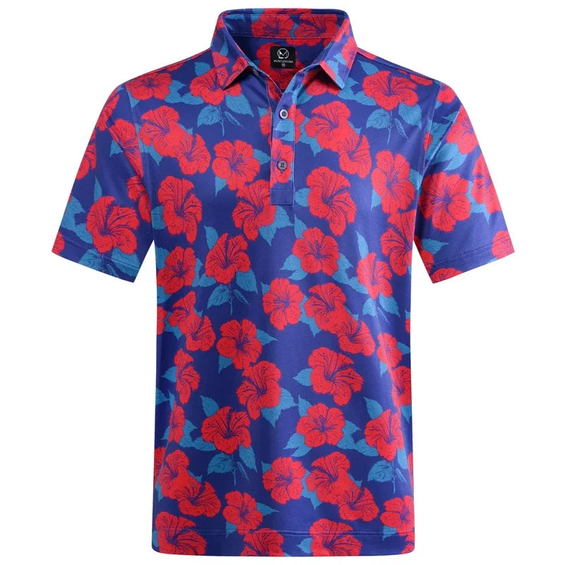 Hawaiian Patterned Polos