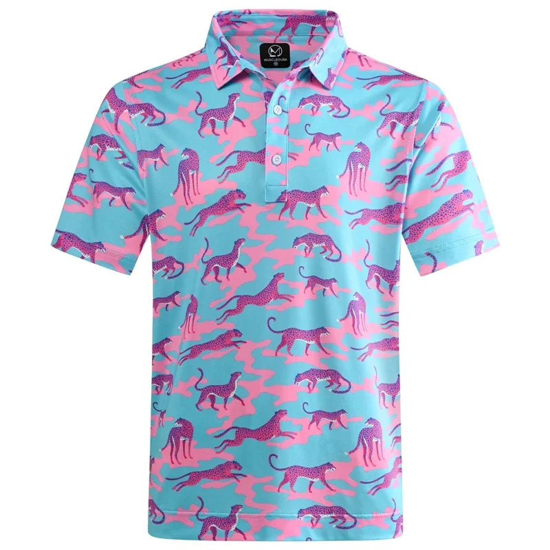 Hawaiian Patterned Polos