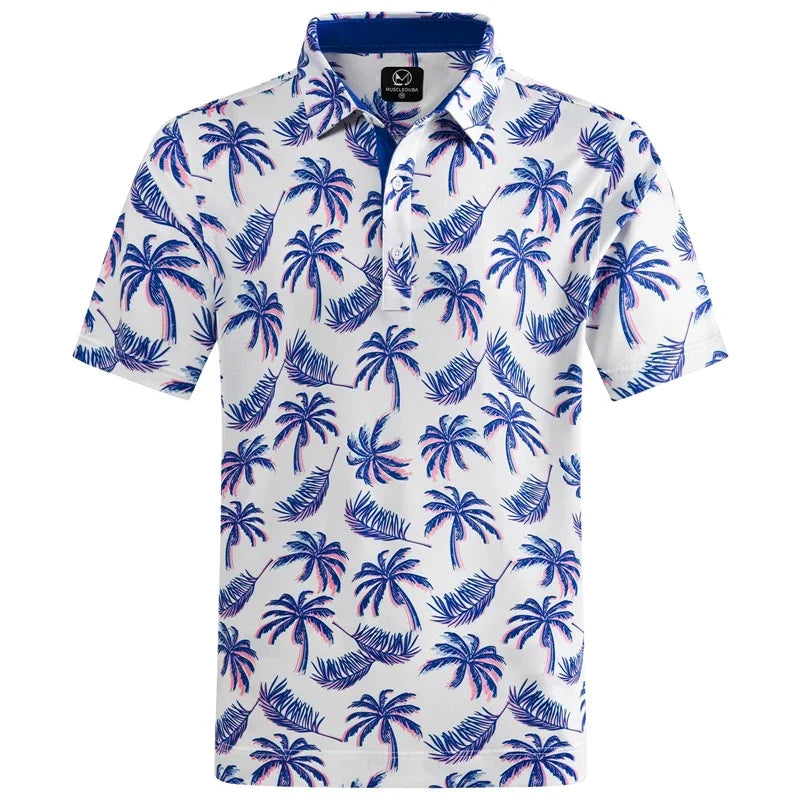 Hawaiian Patterned Polos