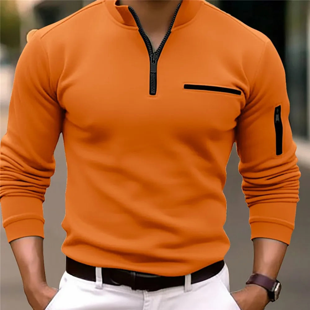Men's Athletic Quarter-zip Pullover