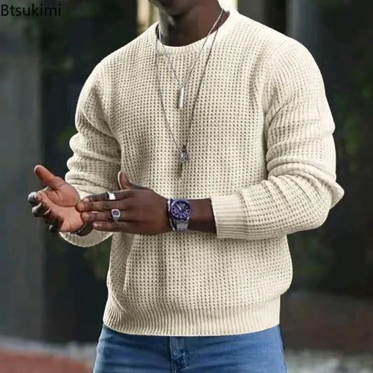 Men's Waffle Pullover